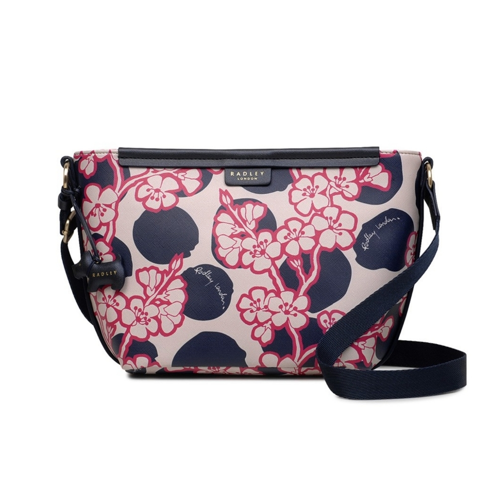 NWOT Radley London Blossom Spot Crossbody